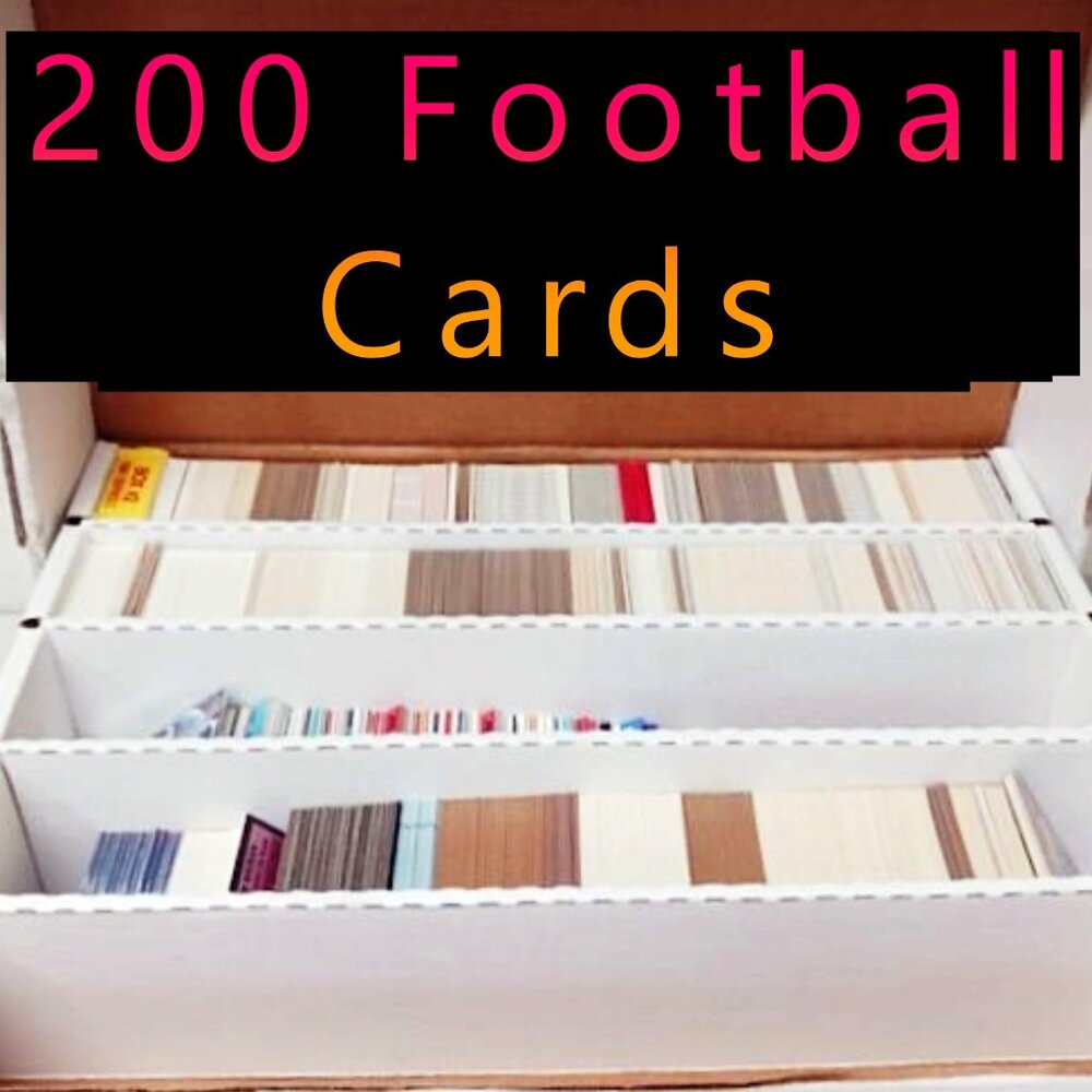 Football Cards Set Lot Pack Box Old Binder
